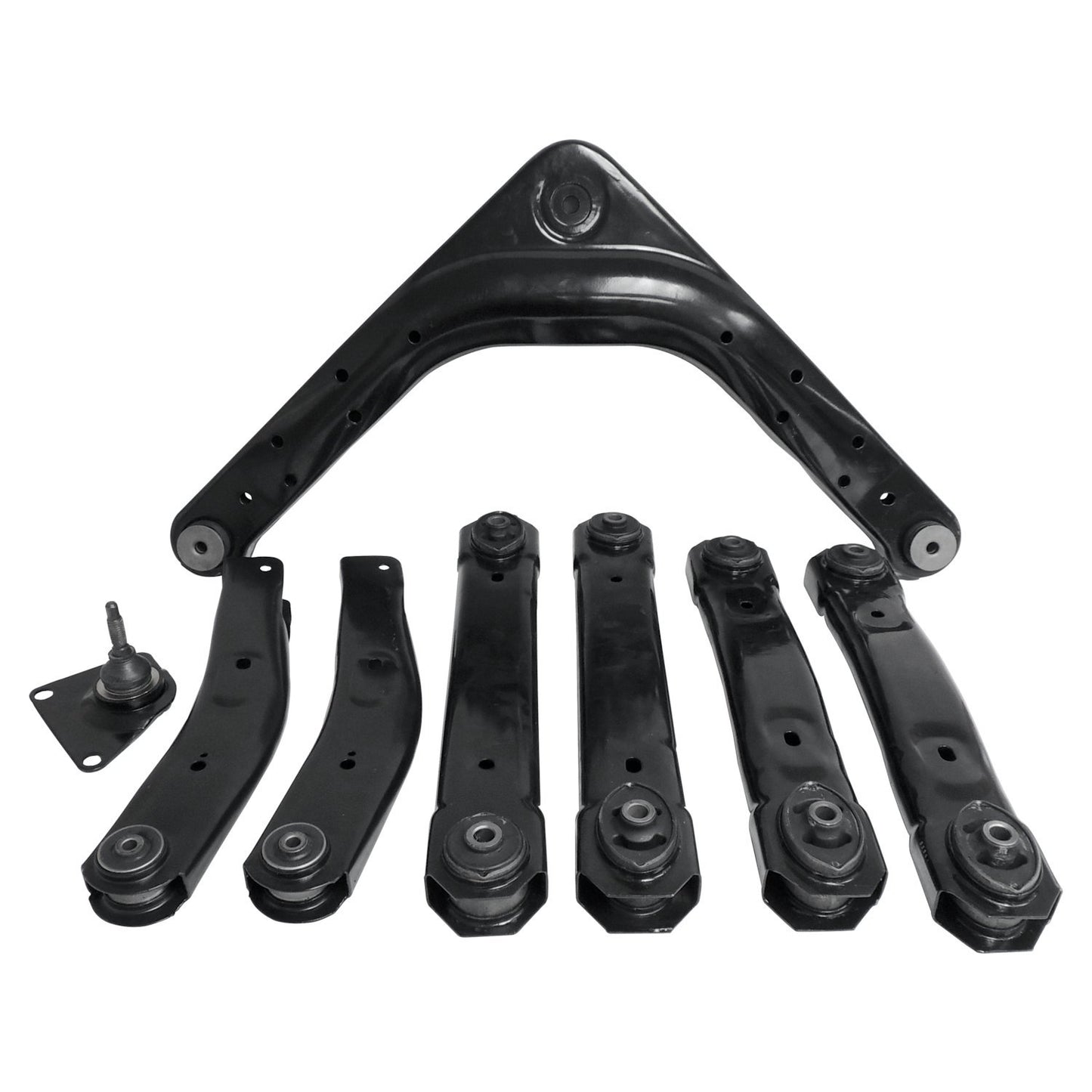 Front & Rear Control Arm Kit for 1999-2004 WJ, WG Grand Cherokee Crown Automotive