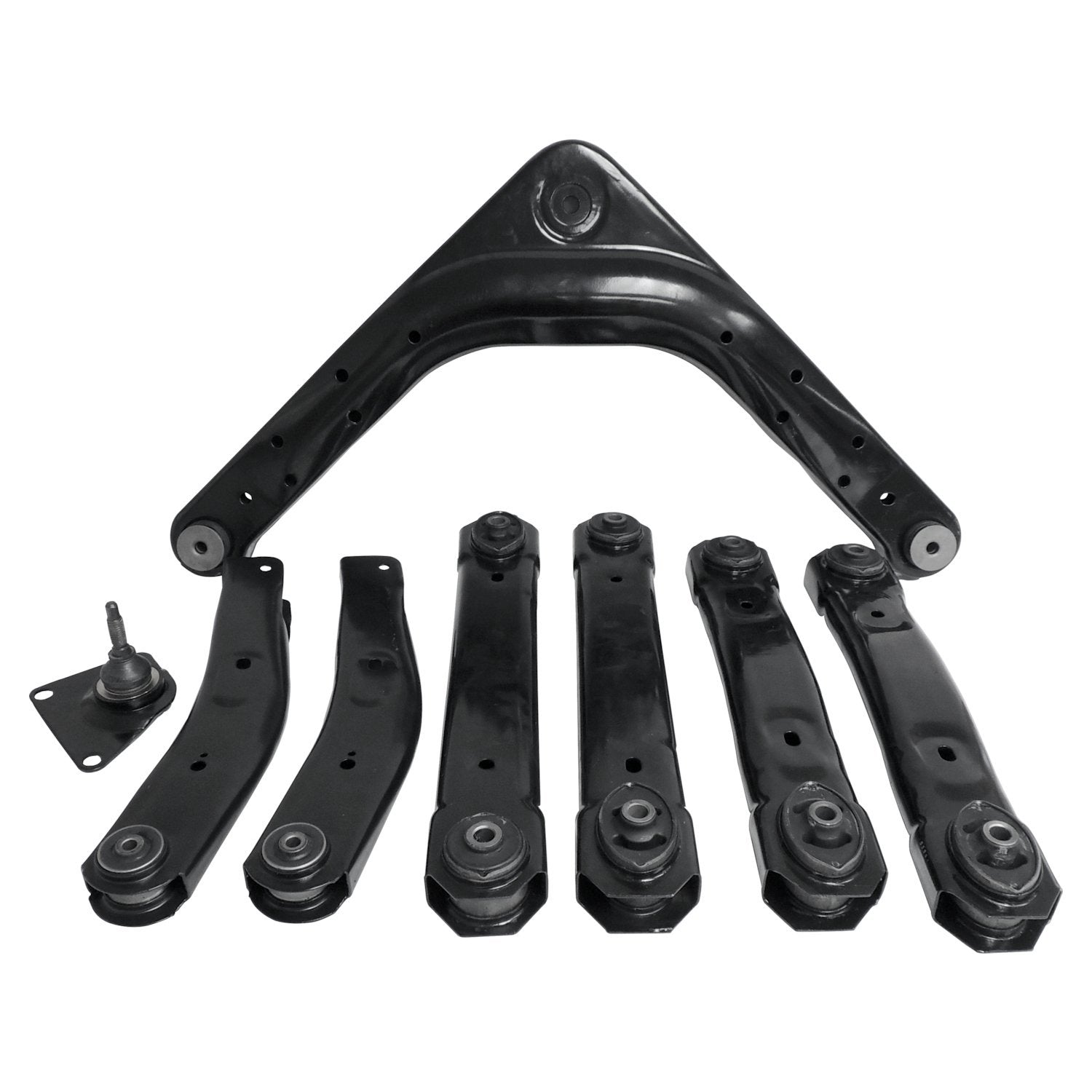 Front & Rear Control Arm Kit for 1999-2004 WJ, WG Grand Cherokee Crown Automotive