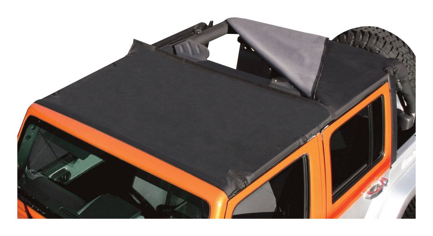 Black Denim Combo Beach Topper for 1997-2006 Jeep TJ Wrangler w/o Unltd. Pkg. RT Off Road