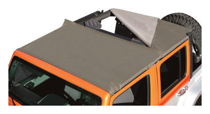 Khaki Diamond Combo Beach Topper for 2007-2018 Jeep JK Wrangler w/ 2-Door RT Off Road