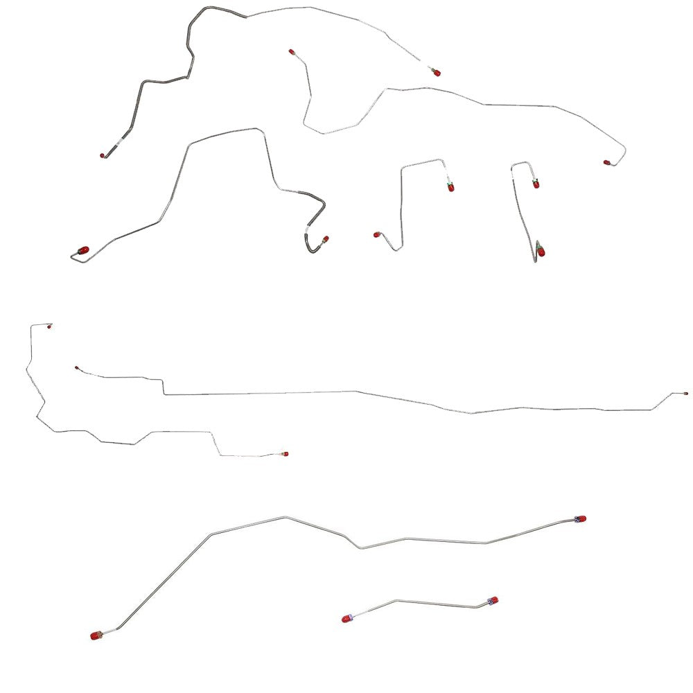 Complete Brake Line Kit For 2005 Ford F-250 Super Duty 4WD AWABS Ext Cab/Long Bed Complete Stainless Fine Lines