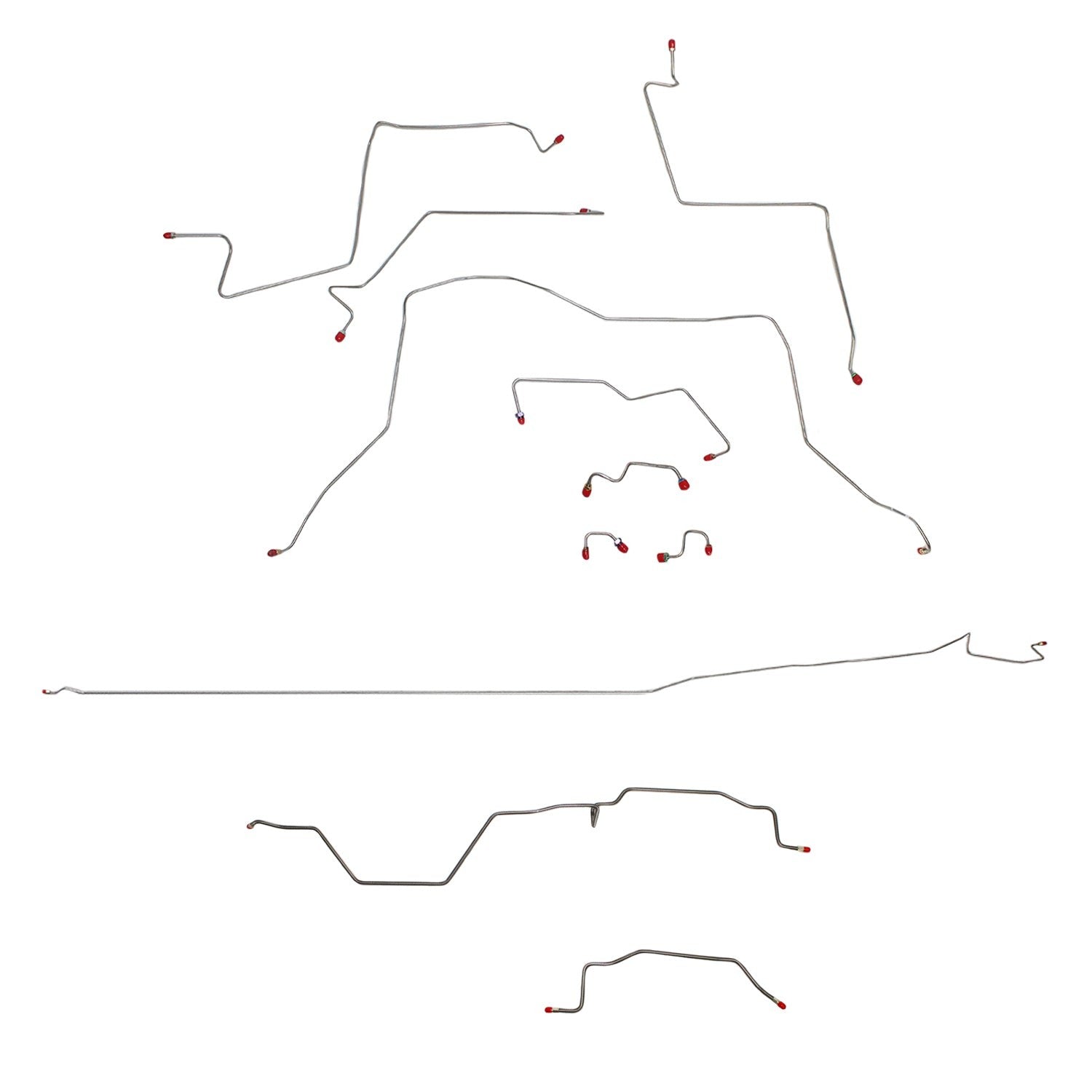 Complete Brake Line Kit For 95-97 Dodge Ram 2500 4WD AWABS Reg Cab/Long Bed Complete Steel Fine Lines