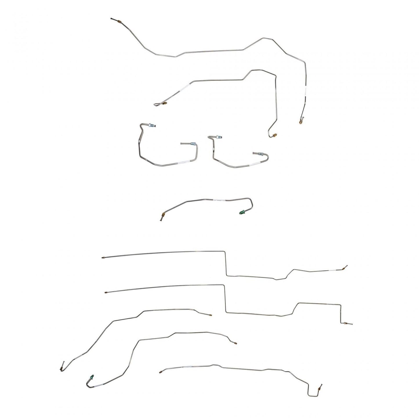14 - 17 JEEP Cherokee, 4wd, Complete Brake Line Kit Stainless Fine Lines