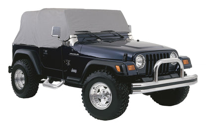 Fits Over Roll Bar Water Resistant Gray Cab Cover for 1976-86 Jeep CJ-7 RT Off Road
