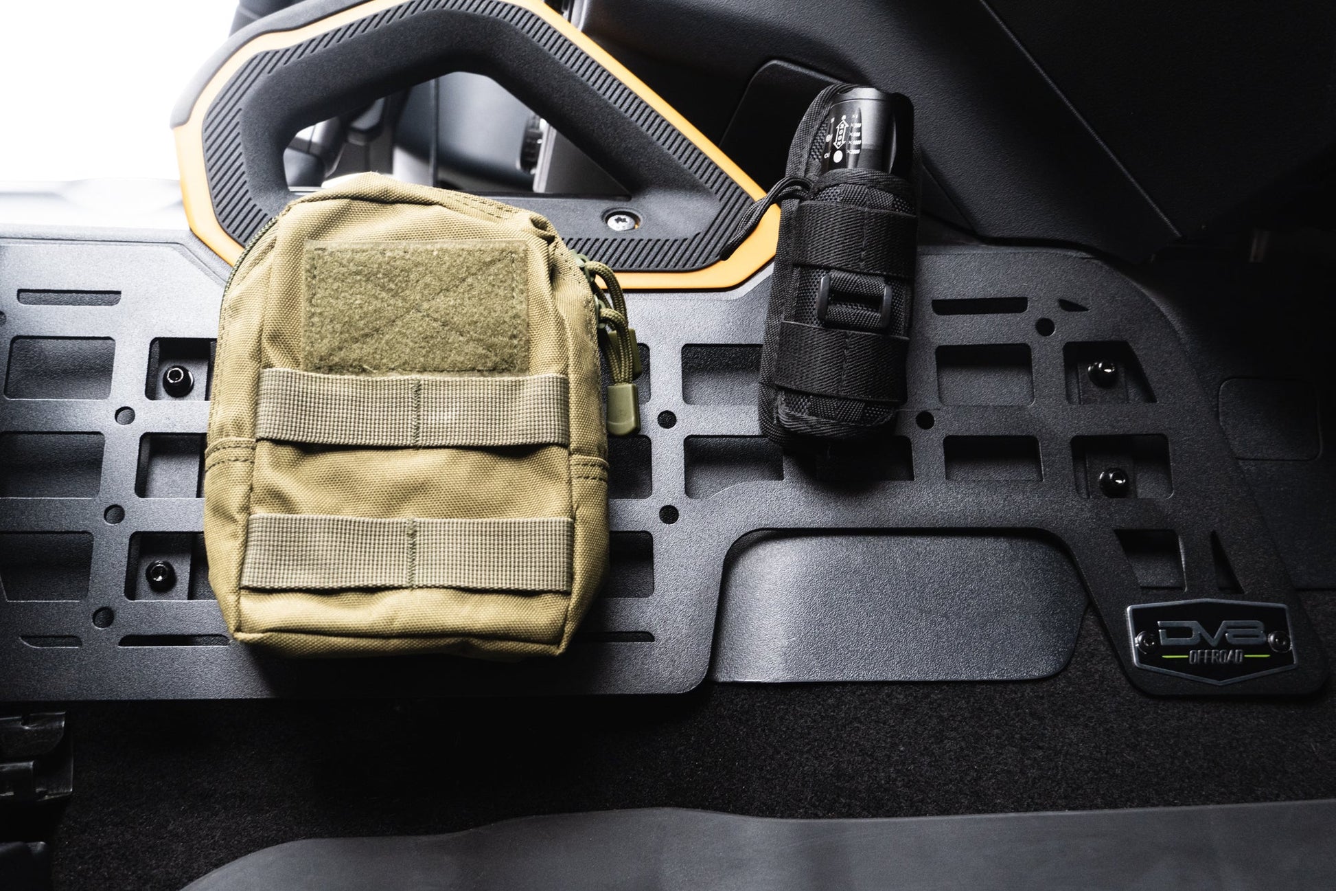 2021 2025 Ford Bronco Center Console Molle Panels DV8 Offroad-7