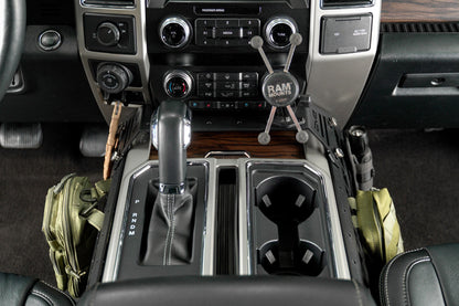 2015 2020 Ford F 150 2017 2021 Super Duty F 250/350 Center Console Molle Panels Device Mount DV8 Offroad-10