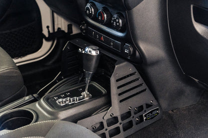 2007 2018 Jeep Wrangler Center Console Molle Panels Device Bridge DV8 Offroad-1