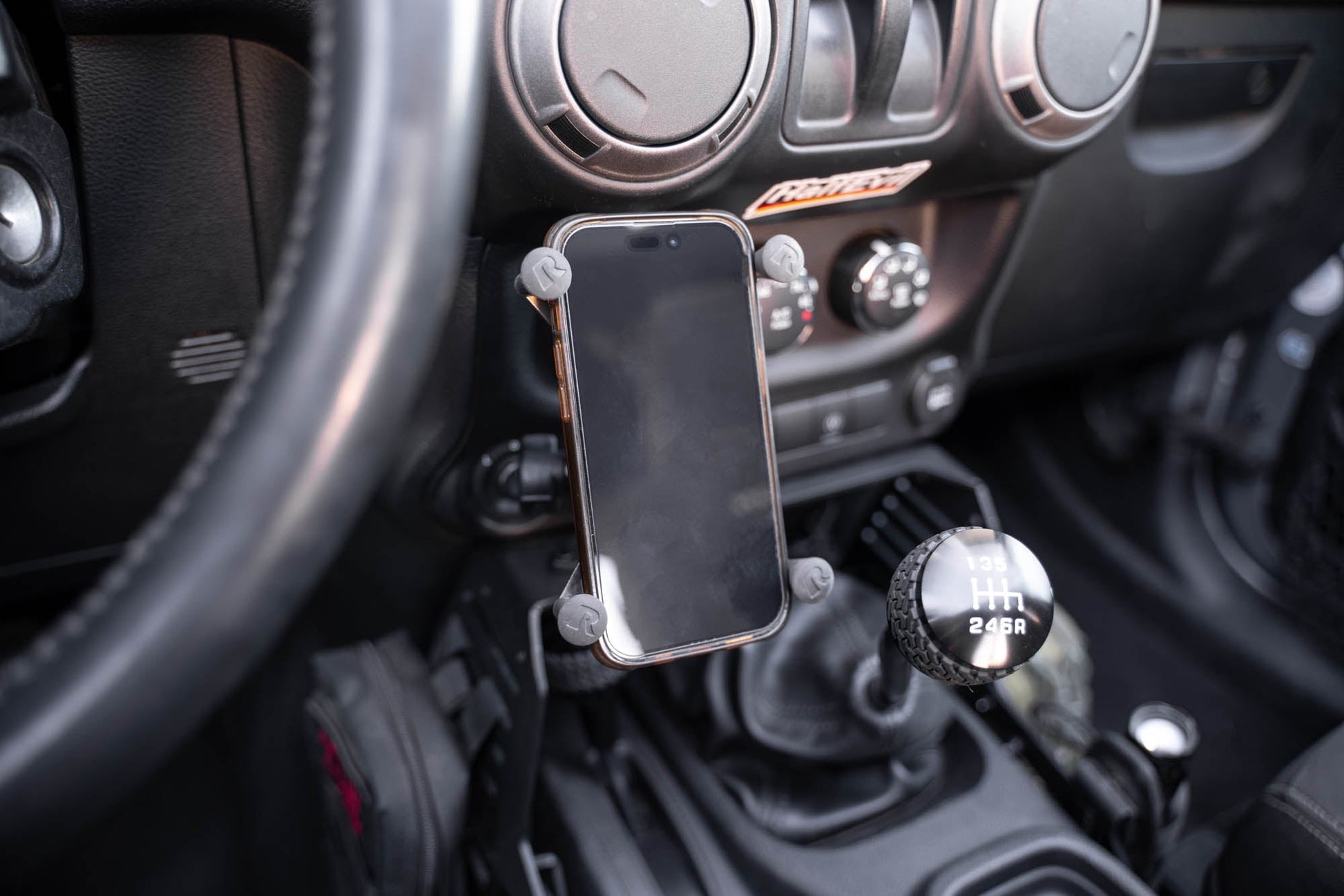 2007 2018 Jeep Wrangler Center Console Molle Panels Device Bridge DV8 Offroad-5