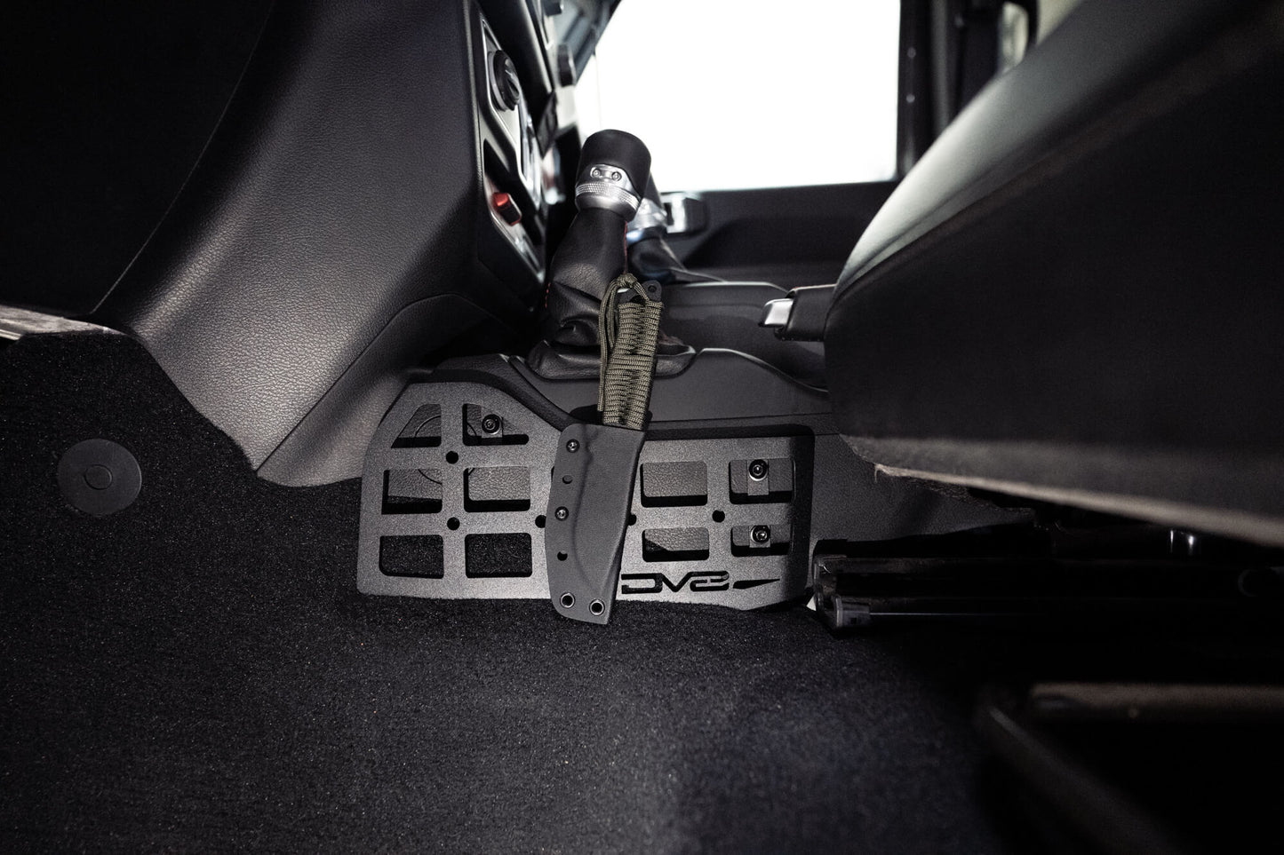 2018 2025 Jeep Wrangler JL JLU Gladiator JT Center Console Molle Panels DV8 Offroad-12
