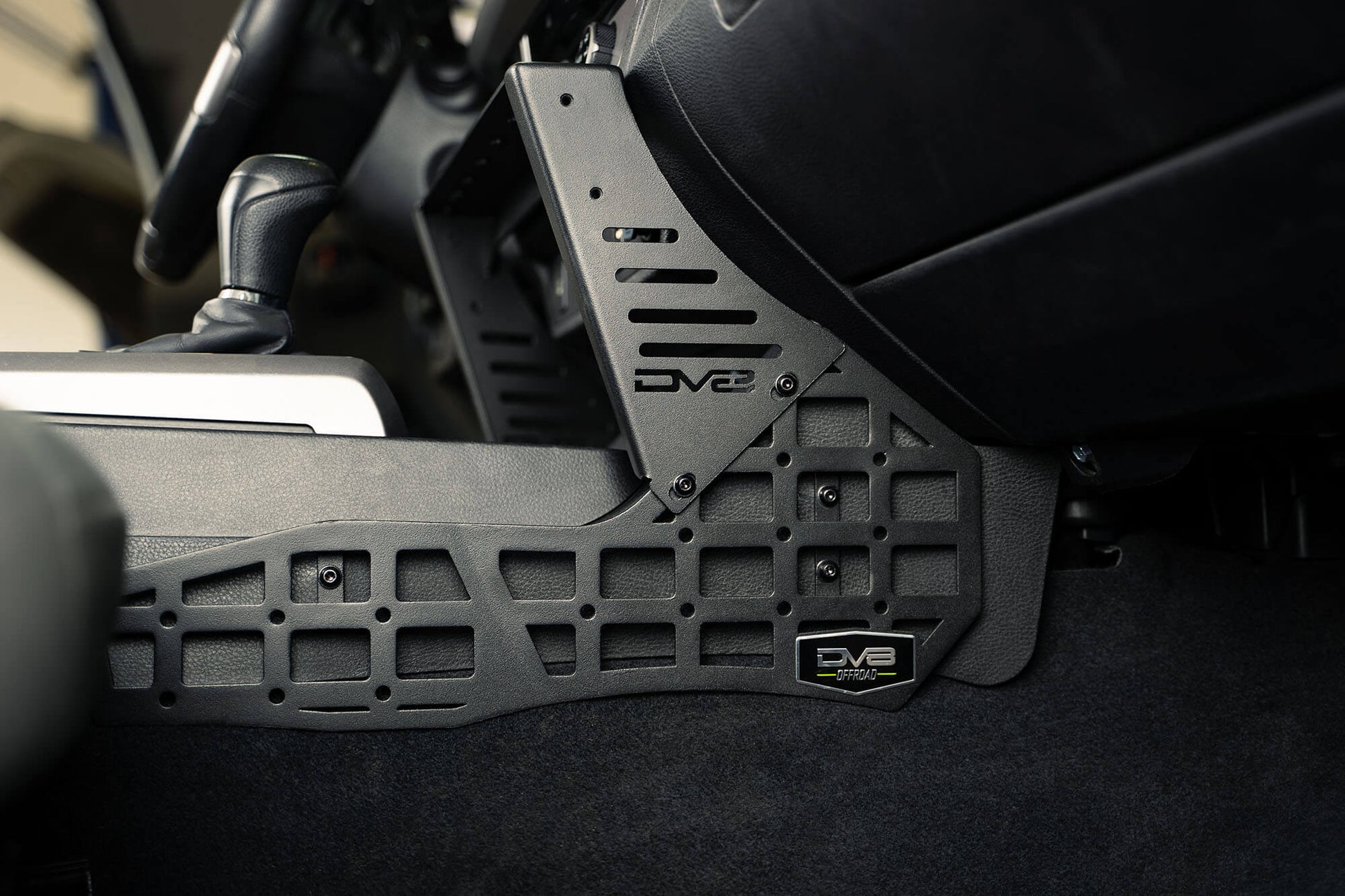 2016 2023 Toyota Tacoma Center Console Molle Panels Device Mount DV8 Offroad-7