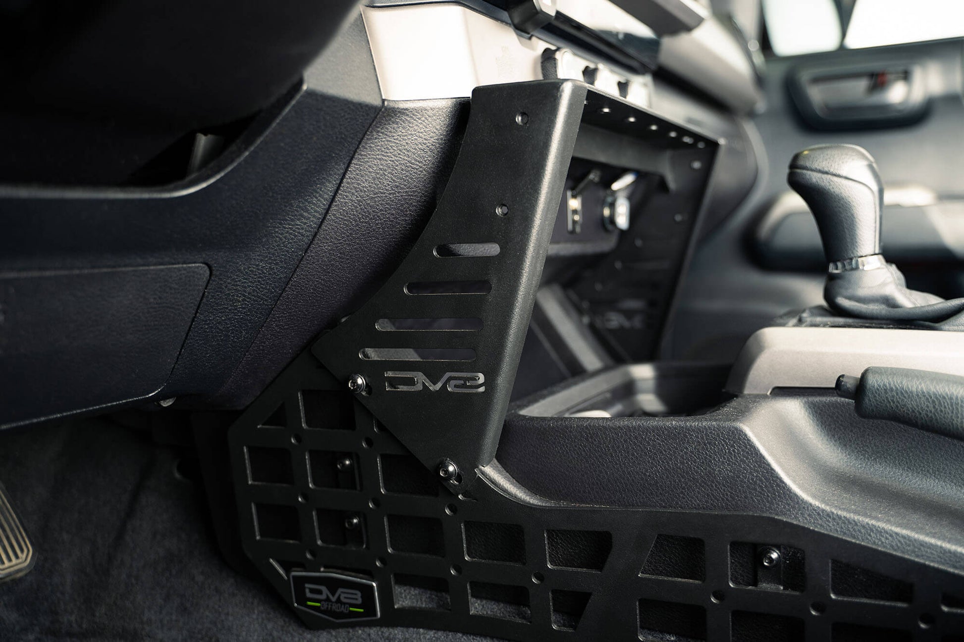 2016 2023 Toyota Tacoma Center Console Molle Panels Device Mount DV8 Offroad-8