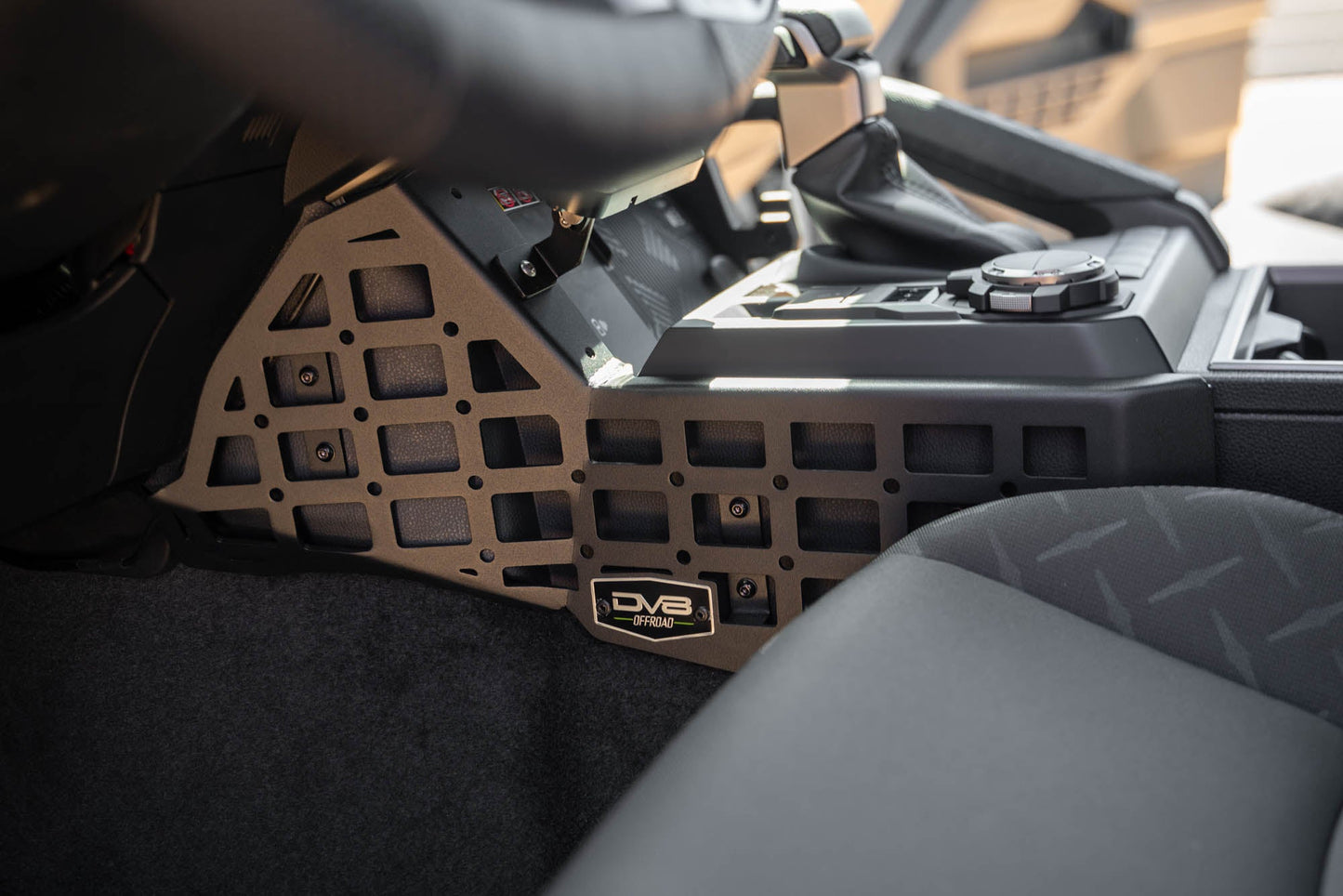 2024 2025 Toyota Tacoma Center Console Molle Panels Digital Device Mount DV8 Offroad-2