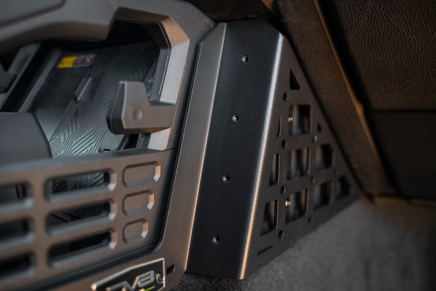 2024 2025 Toyota Tacoma Center Console Molle Panels Digital Device Mount DV8 Offroad-9