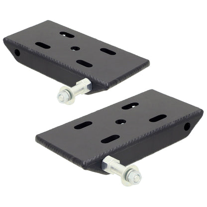 HD Leaf Spring Plates For Use w/2 Inch Springs 76-86 Jeep CJ Front Pair RockJock 4x4-2