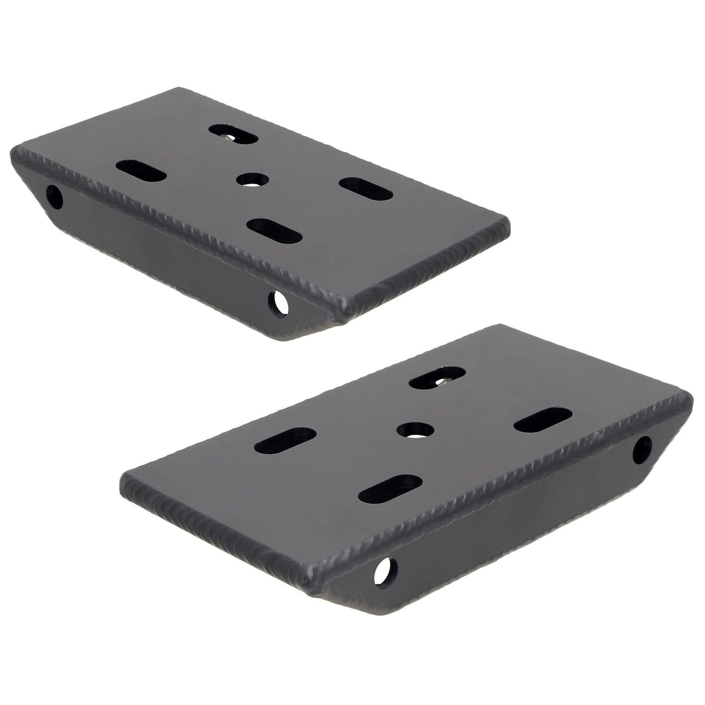 HD Leaf Spring Plates For Use w/2 1/2 Inch Springs 76-86 CJ 87-95 Wrangler YJ Front Or Rear Pair RockJock 4x4-1