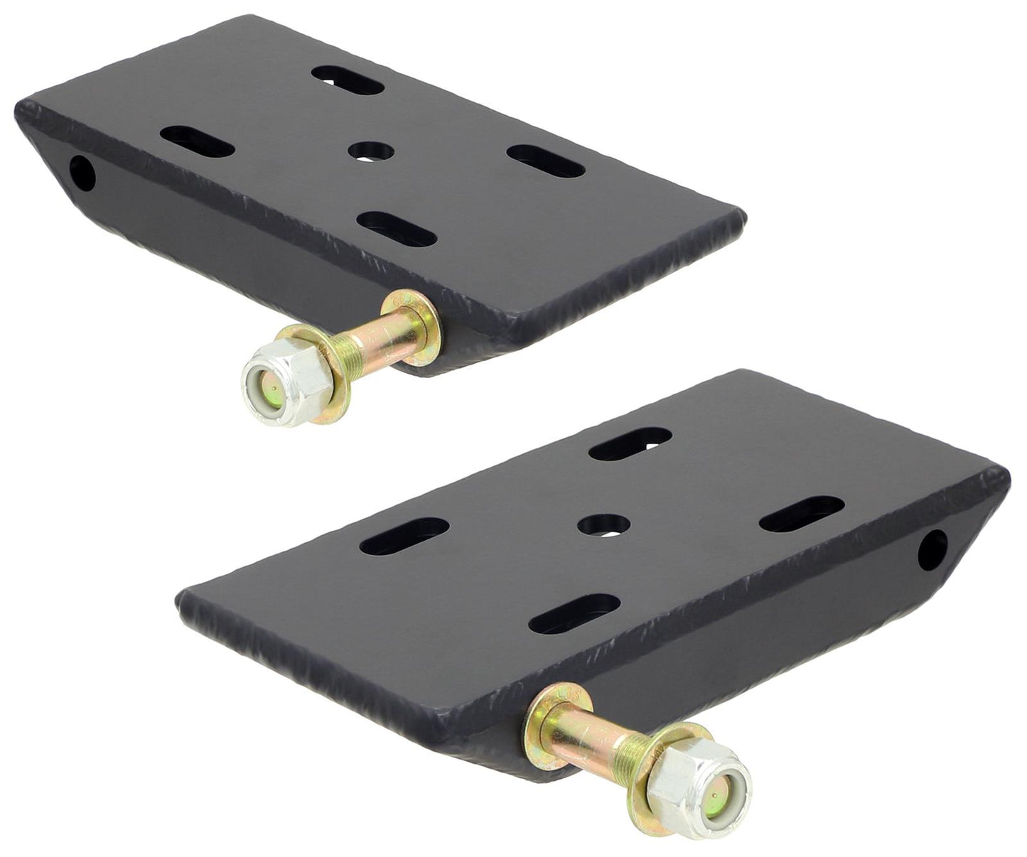 HD Leaf Spring Plates For Use w/2 1/2 Inch Springs 76-86 CJ 87-95 Wrangler YJ Front Or Rear Pair RockJock 4x4