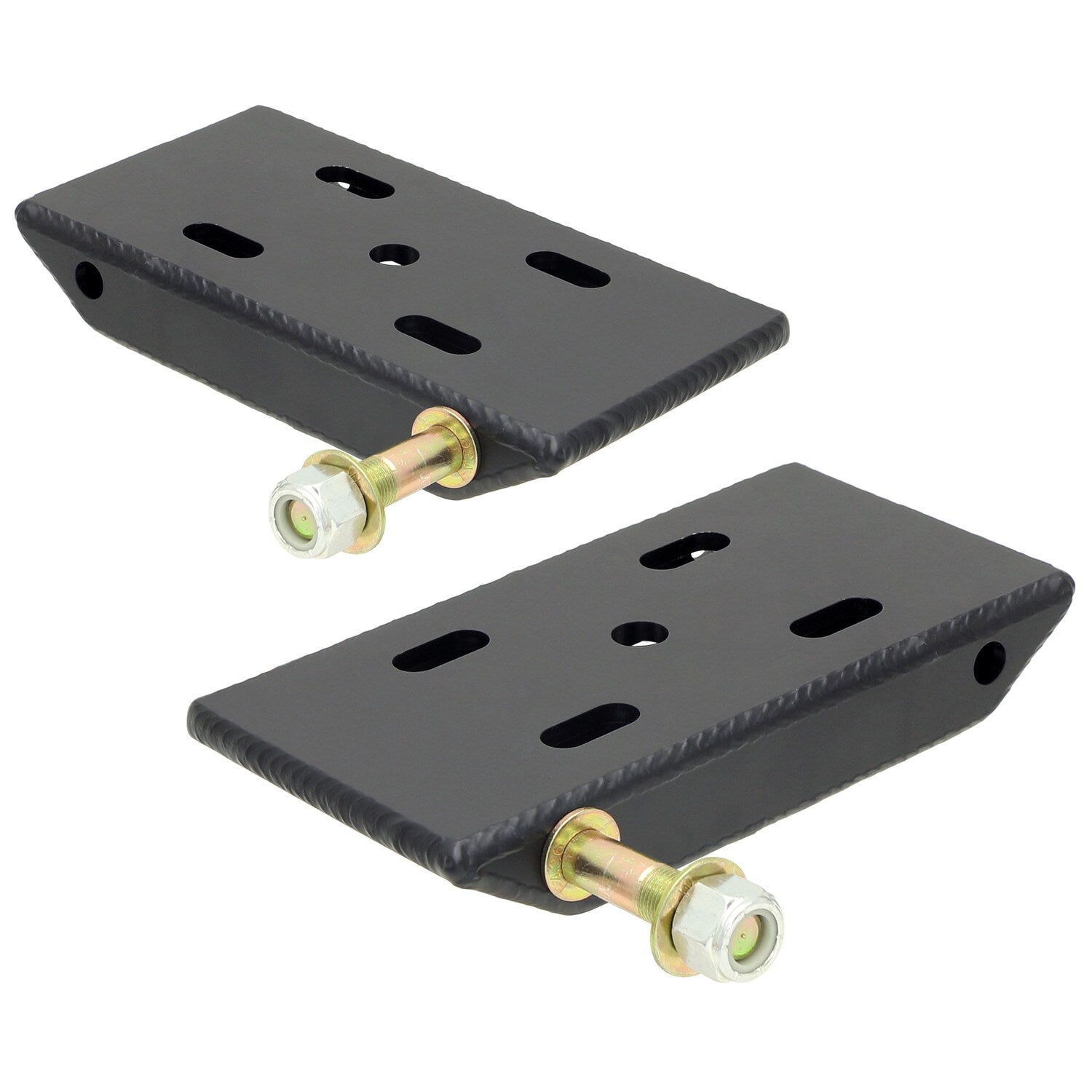 HD Leaf Spring Plates For Use w/2 Inch Springs 76-86 Jeep CJ Front Pair RockJock 4x4