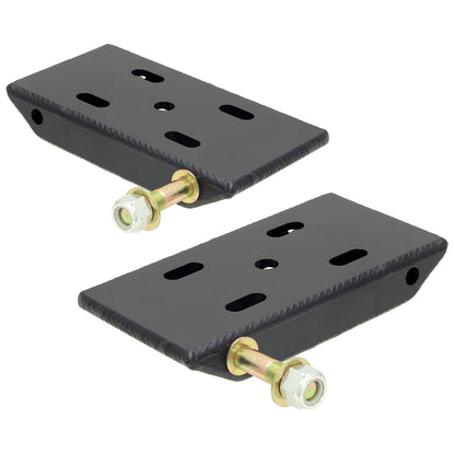 HD Leaf Spring Plates For Use w/2 Inch Springs 76-86 Jeep CJ Front Pair RockJock 4x4