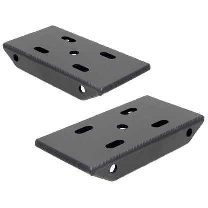 HD Leaf Spring Plates For Use w/2 Inch Springs 76-86 Jeep CJ Front Pair RockJock 4x4-3