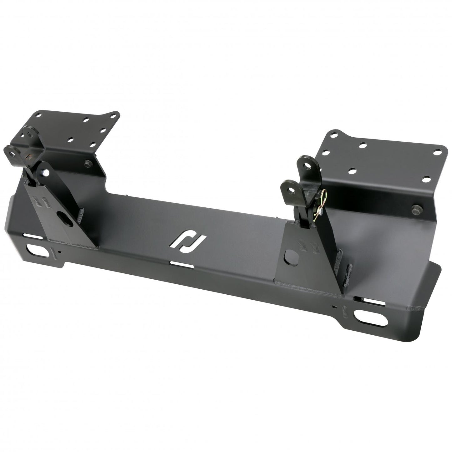 Tow Bar Mounting Kit 18-Up Wrangler JL 20-Up Gladiator w/Bumper Bolt-On Includes Mounting Plate Tow Bar Attaching Forks Hardware For Use w/ CE-9033F RockJock 4x4-4