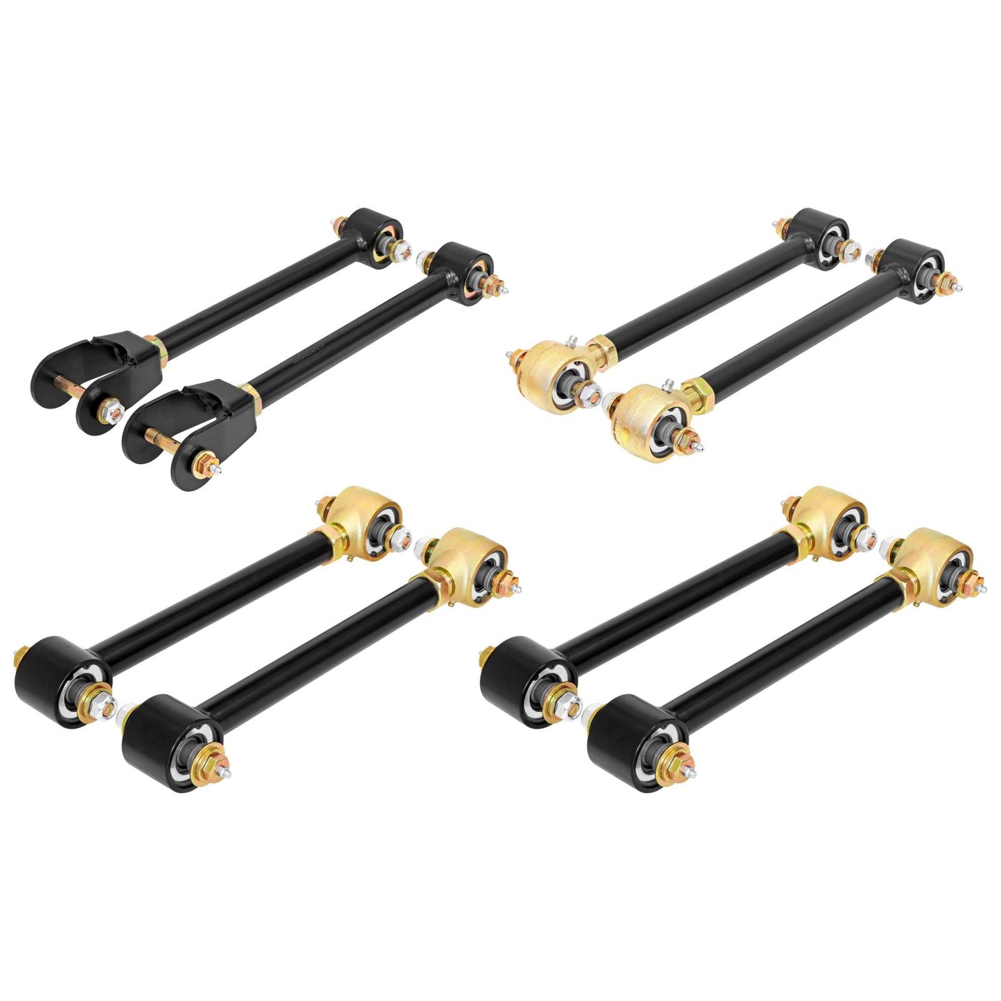 Johnny Joint Control Arm Set 97-06 Wrangler TJ and LJ Unlimited Adjustable Set Of 8 RockJock 4x4-2
