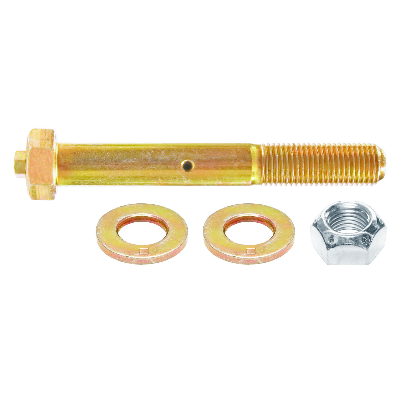 Greasable Bolt w/Hardware 7/16 Inch Thread X 3 1/4 Inch Long Each RockJock 4x4