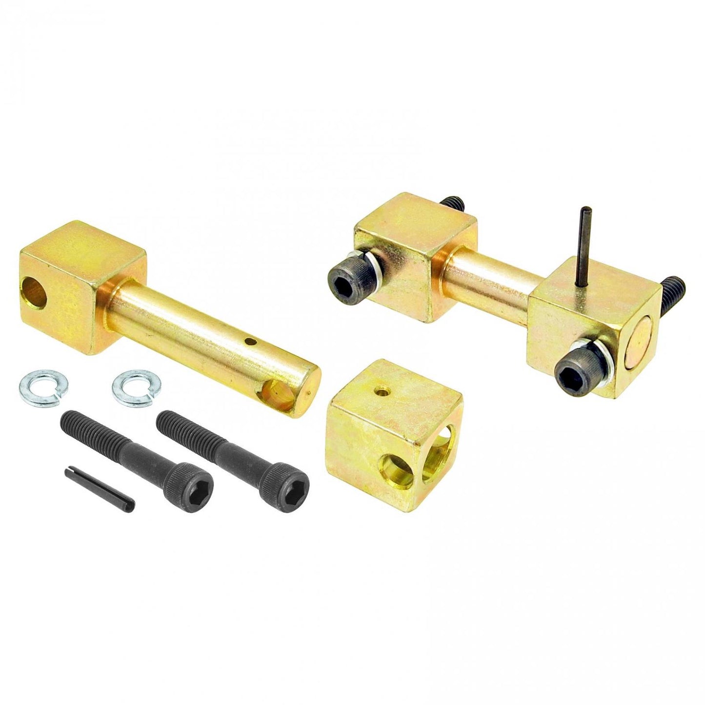 Shock Bar Pin Eliminator Kit 97-06 Wrangler TJ/LJ Rear Pair RockJock 4x4