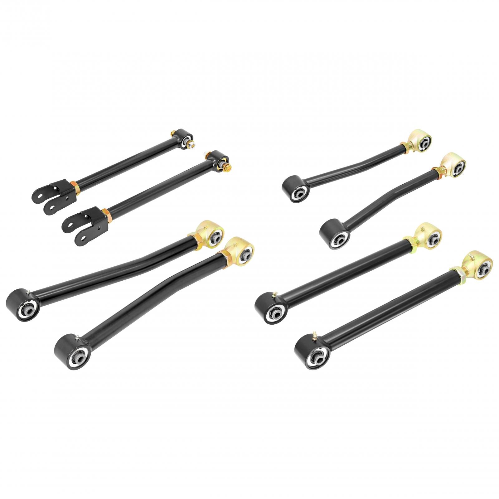 Johnny Joint Control Arm Set 07-18 Wrangler JK Complete Set Of 8 RockJock 4x4