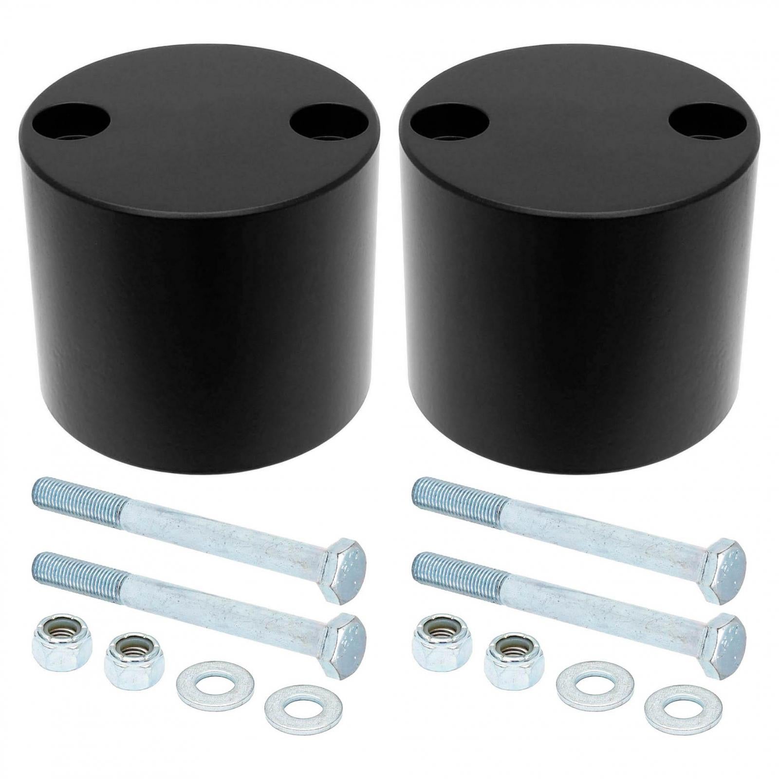 Bump Stop Kit 07-18 Wrangler JK Includes Billet Aluminum Spacers Urethane Bump Stops Hardware RockJock 4x4