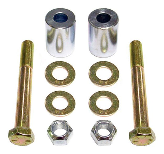 Shock Mount Relocation Kit 07-18 Wrangler JK Rear Lower Includes Hardware Pair RockJock 4x4