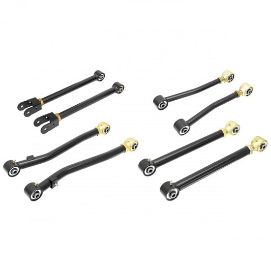 Johnny Joint Control Arm Set 18-Up Wrangler JL Complete Set Of 8 RockJock 4x4