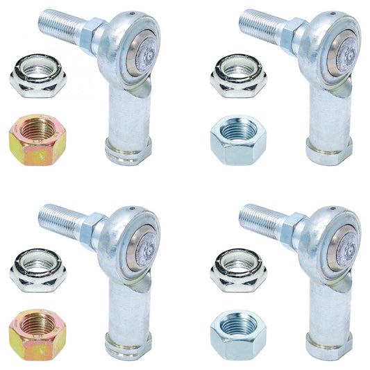 Adjustable Sway Bar End Link Rod End Pack for Aluminum Arms Heim Style RockJock 4x4