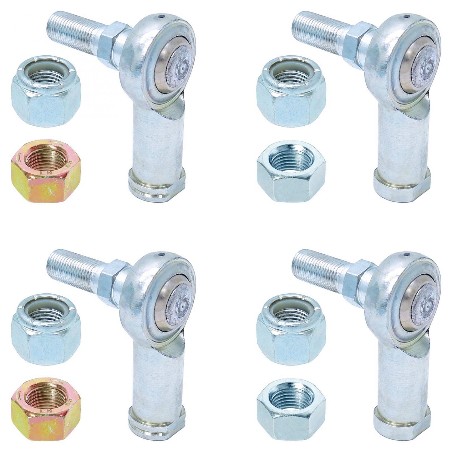 Adjustable Sway Bar End Link Rod End Pack for Steel Arms Heim Style RockJock 4x4
