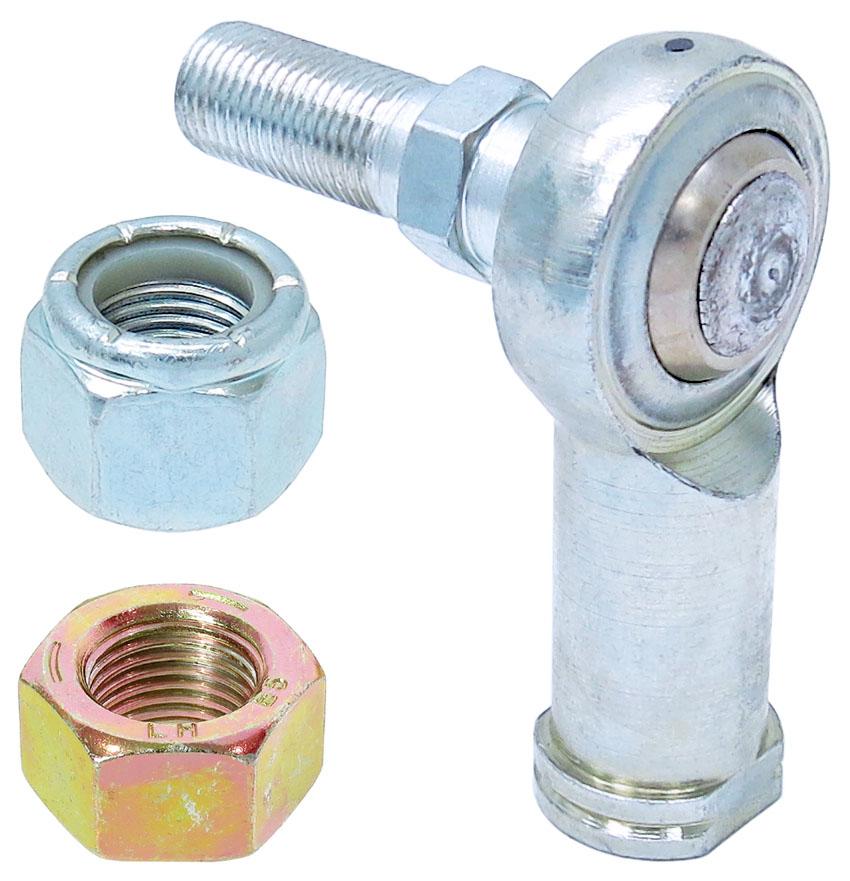 Antirock Sway Bar Heim Joint (1/2 Inch-20 Stud 1/2 Inch-20 Female LH Thread) Incl. Nyloc Nut and Jam Nut) RockJock 4x4
