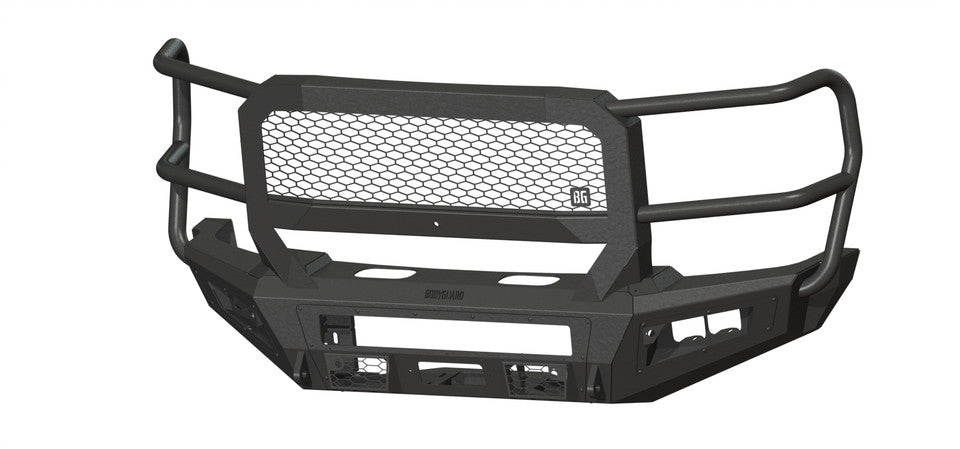 A2 Front Bumper Extreme For 2023-2026 Ford F550 Superduty ACC Compatible Sensor Cutouts With Mesh Grill Bodyguard Bumpers