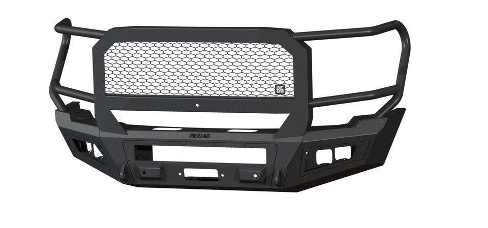 A2 Front Bumper Extreme For 2024-2026 Sierra 2500/3500 HD No Sensor Cutouts With Mesh Grill Bodyguard Bumpers-12