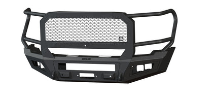 A2 Front Bumper Extreme For 2024-2026 Sierra 2500/3500 HD Sensor Cutouts With Mesh Grill Bodyguard Bumpers-4