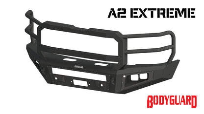 A2 Front Bumper Extreme For 2019-2026 Ram 2500/3500 HD Sensor Cutouts With Mesh Grill Bodyguard Bumpers-1