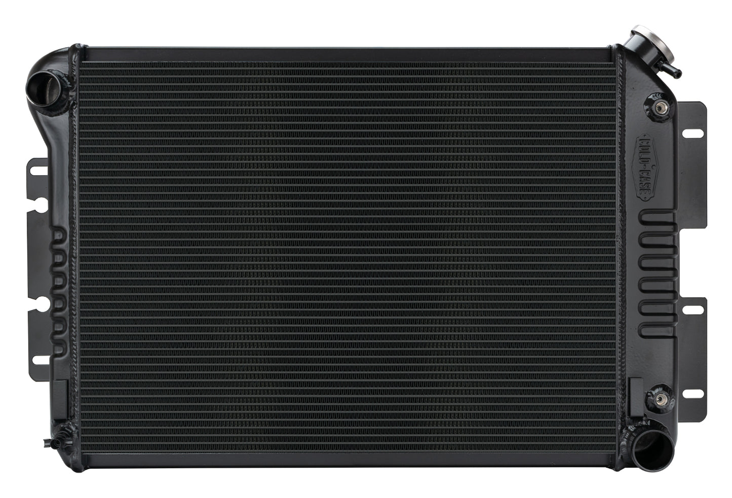 Cold Case Radiators 67-69 Camaro Nova Firebird Automatic Performance Radiator Black Night Rider Series Cold Case Radiators