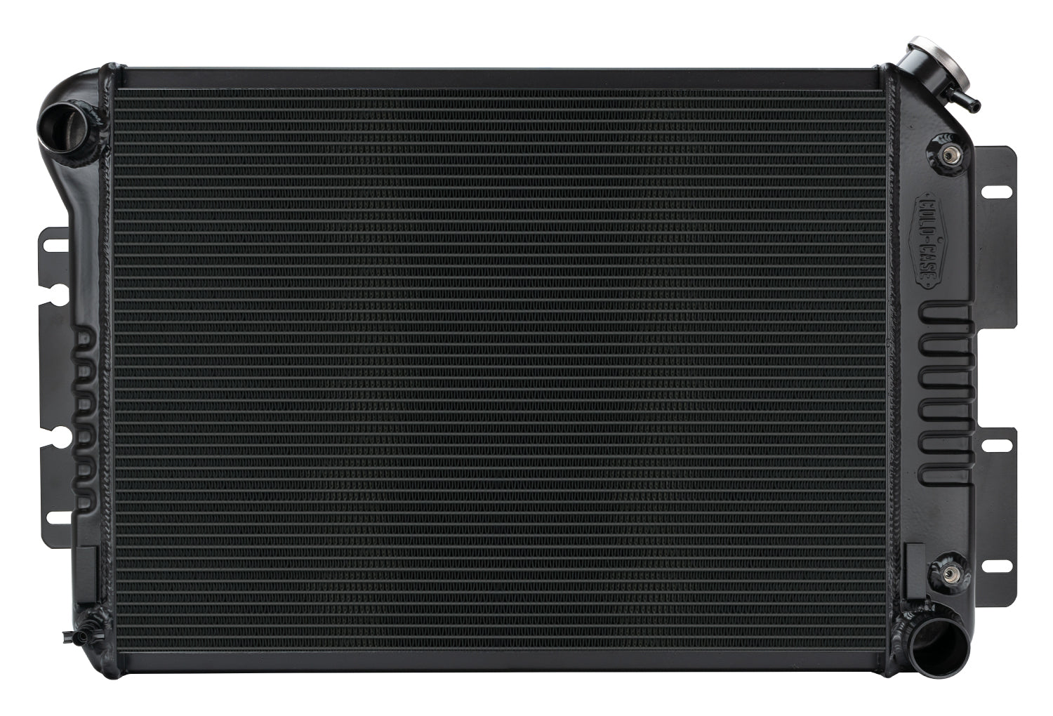 Cold Case Radiators 67-69 Camaro Nova Firebird Automatic Performance Radiator Black Night Rider Series Cold Case Radiators