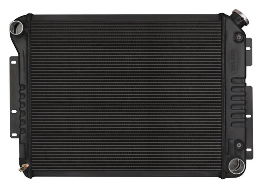 Cold Case Radiators 67-69 Camaro Small Block Automatic Aluminum Performance Radiator Black Night Rider Series Cold Case Radiators
