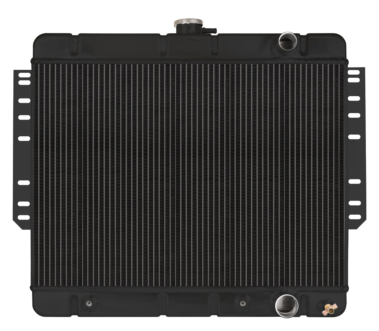Cold Case Radiators 61-65 Impala Automatic Aluminum Radiator Black Night Rider Series Cold Case Radiators