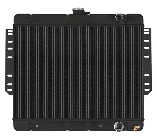 Cold Case Radiators 61-65 Impala Automatic Aluminum Radiator Black Night Rider Series Cold Case Radiators