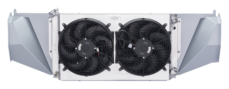 Cold Case Radiators 66-67 Nova Billet Radiator Support Module for LS Engines Cold Case Radiators