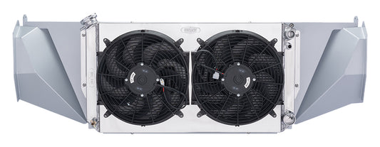 Cold Case Radiators 66-67 Nova Billet Radiator Support Module for LS Engines Cold Case Radiators