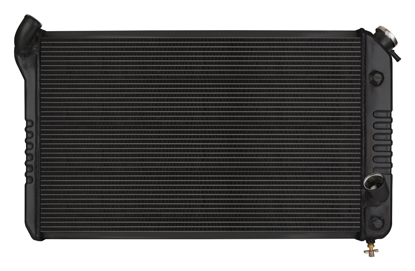 Cold Case Radiators 73-76 Corvette Aluminum Radiator Black Night Rider Series Cold Case Radiators