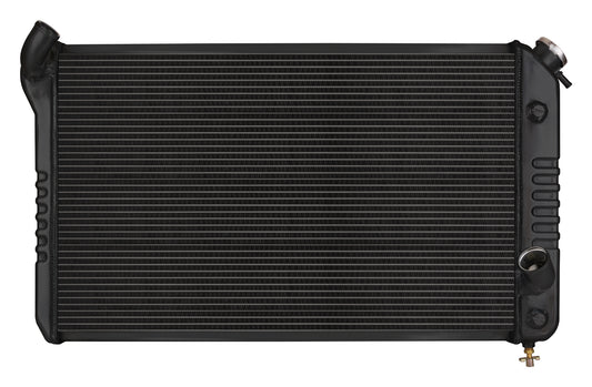 Cold Case Radiators 73-76 Corvette Aluminum Radiator Black Night Rider Series Cold Case Radiators