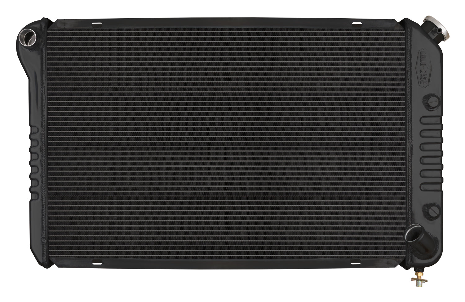 Cold Case Radiators 77-82 Corvette Aluminum Radiator Black Night Rider Series Cold Case Radiators