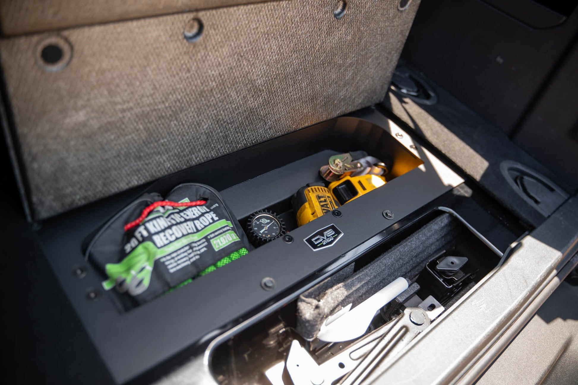 2021 2025 Ford Bronco Storage Compartment DV8 Offroad-11