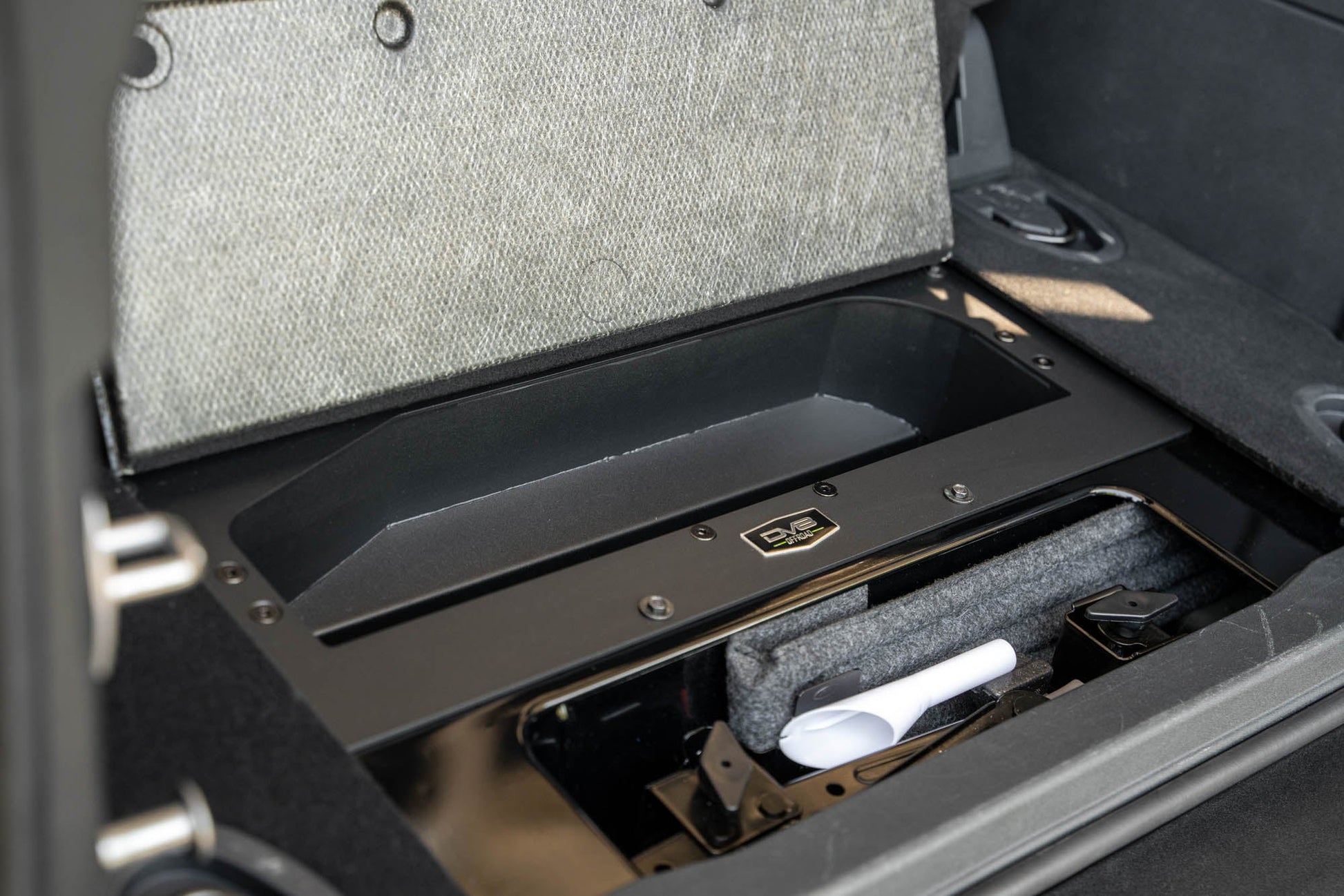 2021 2025 Ford Bronco Storage Compartment DV8 Offroad-5